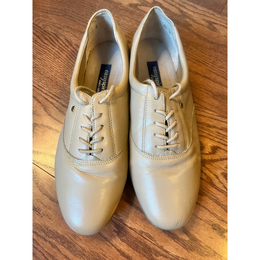Easy Spirit Anti-Gravity JPMOTION Beige Leather Walking Shoes Oxfords 10 B